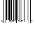 Barcode Image for UPC code 032692003212