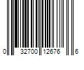 Barcode Image for UPC code 032700126766