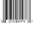 Barcode Image for UPC code 032700804787