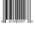 Barcode Image for UPC code 032729000078