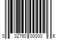 Barcode Image for UPC code 032760000006