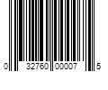 Barcode Image for UPC code 032760000075