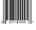 Barcode Image for UPC code 032771000057