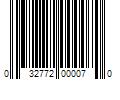 Barcode Image for UPC code 032772000070