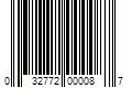 Barcode Image for UPC code 032772000087