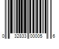 Barcode Image for UPC code 032833000056