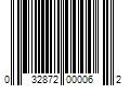 Barcode Image for UPC code 032872000062