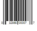 Barcode Image for UPC code 032898000077