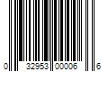 Barcode Image for UPC code 032953000066