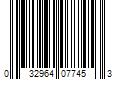 Barcode Image for UPC code 032964077453