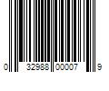 Barcode Image for UPC code 032988000079