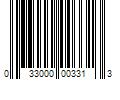 Barcode Image for UPC code 033000003313