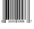 Barcode Image for UPC code 033000005867