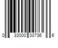 Barcode Image for UPC code 033000007366