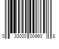 Barcode Image for UPC code 033000008608