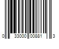 Barcode Image for UPC code 033000008813