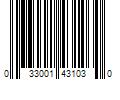 Barcode Image for UPC code 033001431030