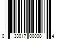 Barcode Image for UPC code 033017000084