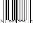 Barcode Image for UPC code 033033000082