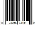 Barcode Image for UPC code 033056831519