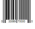 Barcode Image for UPC code 033069700000