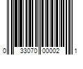 Barcode Image for UPC code 033070000021