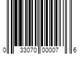 Barcode Image for UPC code 033070000076