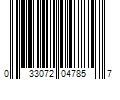 Barcode Image for UPC code 033072047857