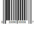 Barcode Image for UPC code 033090000087. Product Name: 