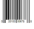 Barcode Image for UPC code 033100006788