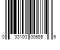 Barcode Image for UPC code 033100006856