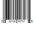 Barcode Image for UPC code 033100007075