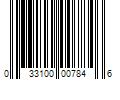 Barcode Image for UPC code 033100007846