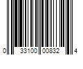 Barcode Image for UPC code 033100008324