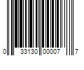 Barcode Image for UPC code 033130000077