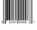 Barcode Image for UPC code 033151000087