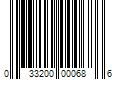 Barcode Image for UPC code 033200000686