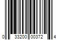 Barcode Image for UPC code 033200003724