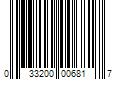 Barcode Image for UPC code 033200006817