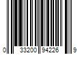 Barcode Image for UPC code 033200942269