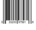 Barcode Image for UPC code 033200975816