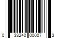 Barcode Image for UPC code 033240000073