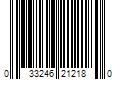 Barcode Image for UPC code 033246212180