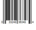 Barcode Image for UPC code 033248363484