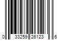 Barcode Image for UPC code 033259261236