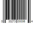 Barcode Image for UPC code 033273000064