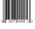 Barcode Image for UPC code 033277000053