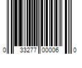 Barcode Image for UPC code 033277000060