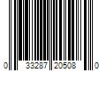 Barcode Image for UPC code 033287205080