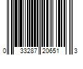 Barcode Image for UPC code 033287206513